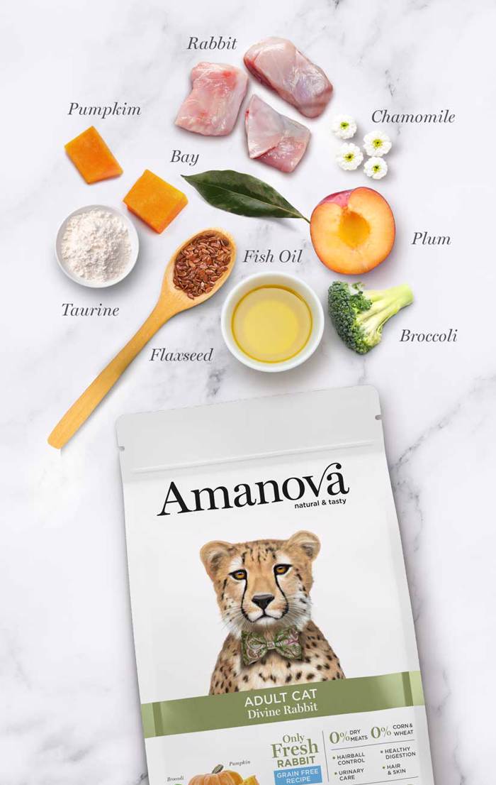AMANOVA XIRA TROFI GTAS ADULT CAT DIVINE RABBIT 1.5KG